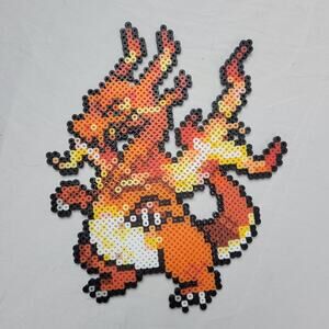 Gigantamax Charizard Menu Icon Perler Bead Pixel Art